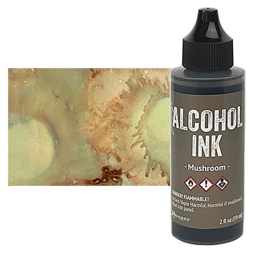 Tim Holtz Alcohol Ink - Mushroom, 2oz Bottle  