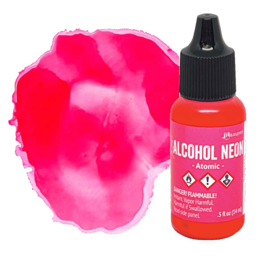 Tim Holtz Alcohol Ink - Neon Atomic, 1/2oz Bottle