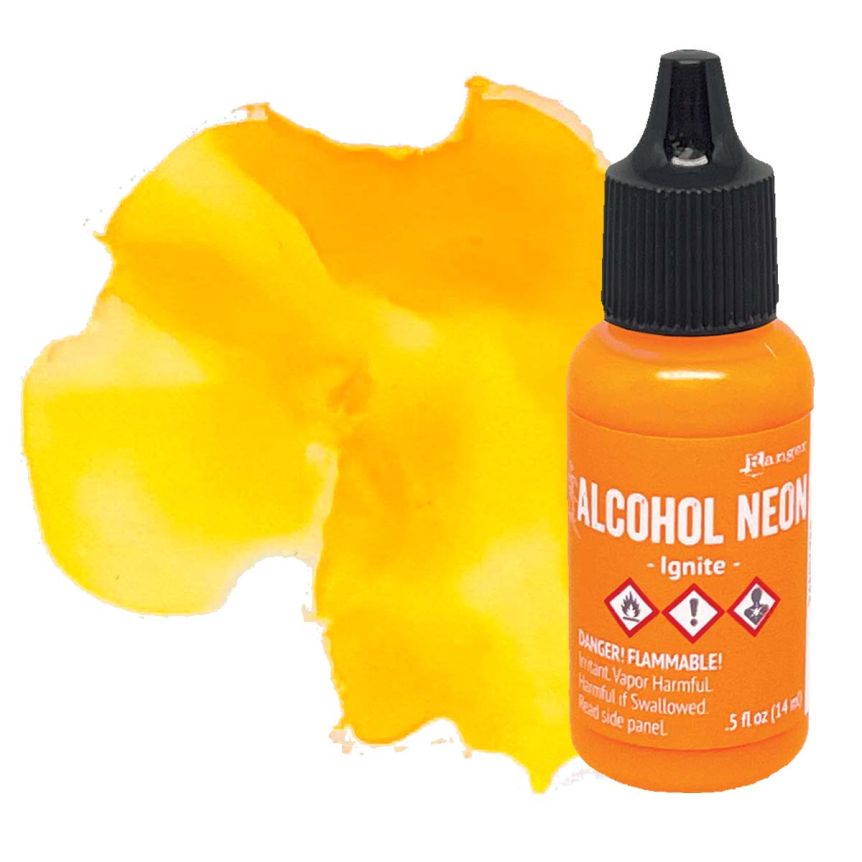 Tim Holtz Alcohol Ink - Neon Ignite, 1/2oz Bottle