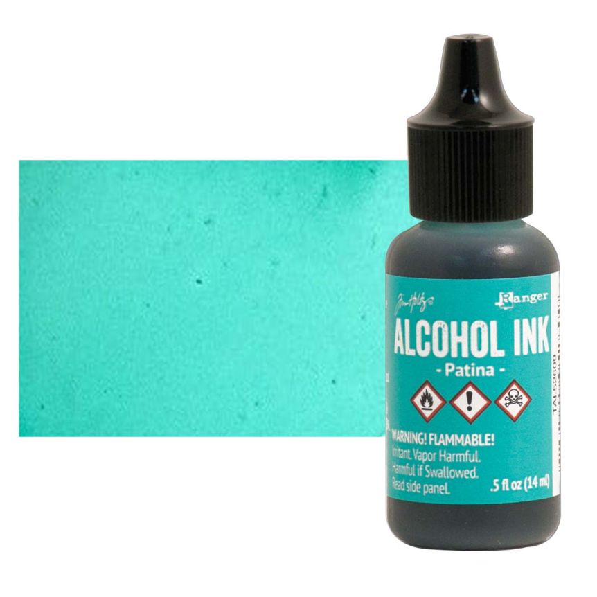 Tim Holtz Alcohol Ink - Patina, 1/2oz Bottle  