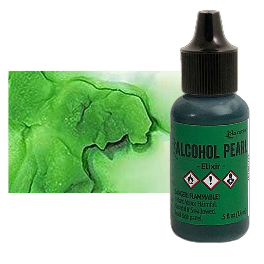 Tim Holtz Alcohol Ink - Pearl Elixir, 1/2oz Bottle  