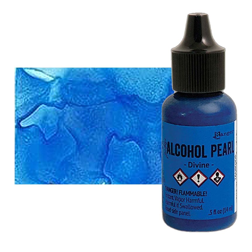 Tim Holtz Alcohol Ink - Pearl Divine, 1/2oz Bottle  