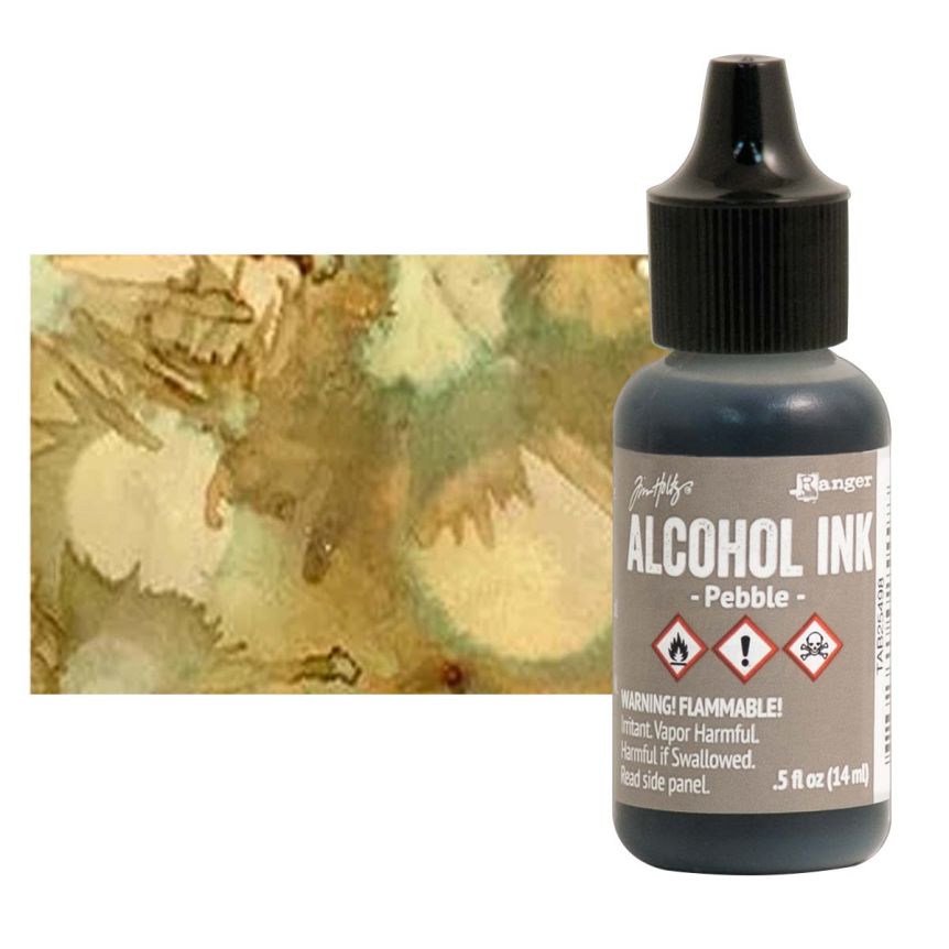Tim Holtz Alcohol Ink - Pebble, 1/2oz Bottle  