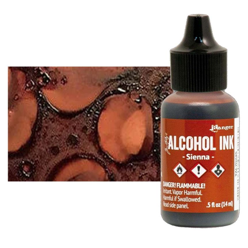 Tim Holtz Alcohol Ink - Sienna, 1/2oz Bottle  