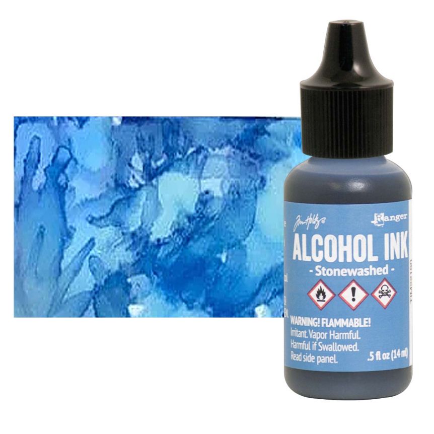 Tim Holtz Alcohol Ink - Stonewashed, 1/2oz Bottle  