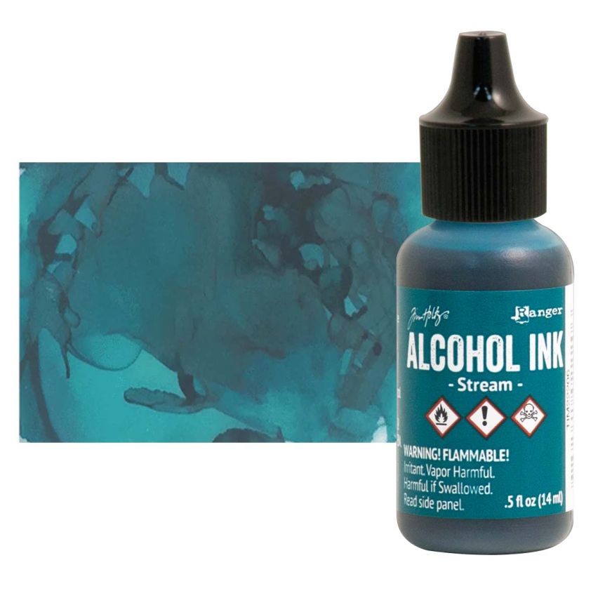 Tim Holtz Alcohol Ink - Stream, 1/2oz Bottle  