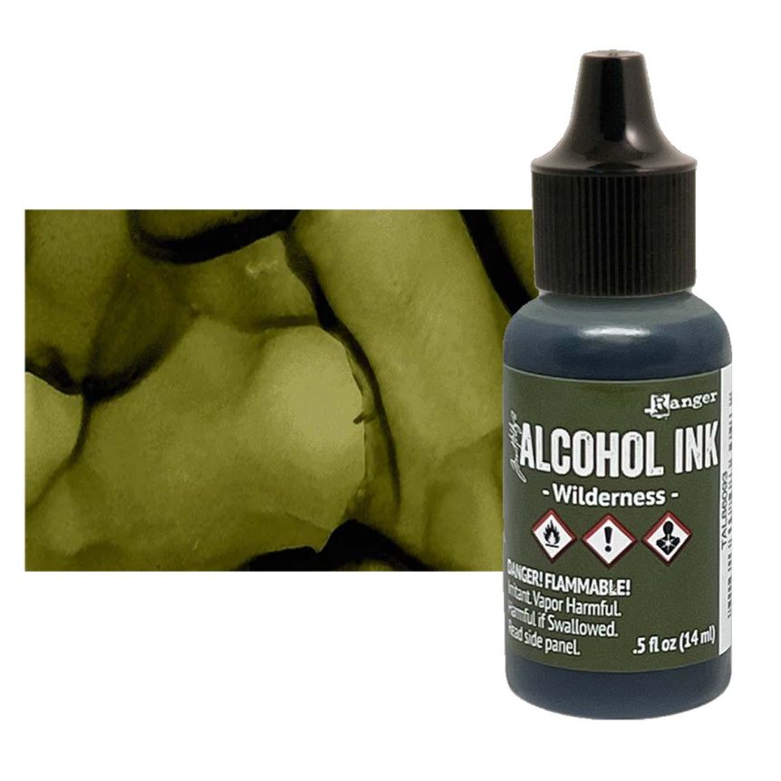 Tim Holtz Alcohol Ink - Wilderness, 1/2oz Bottle  
