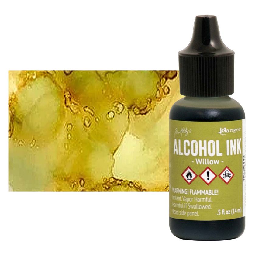 Tim Holtz Alcohol Ink - Willow, 1/2oz Bottle  