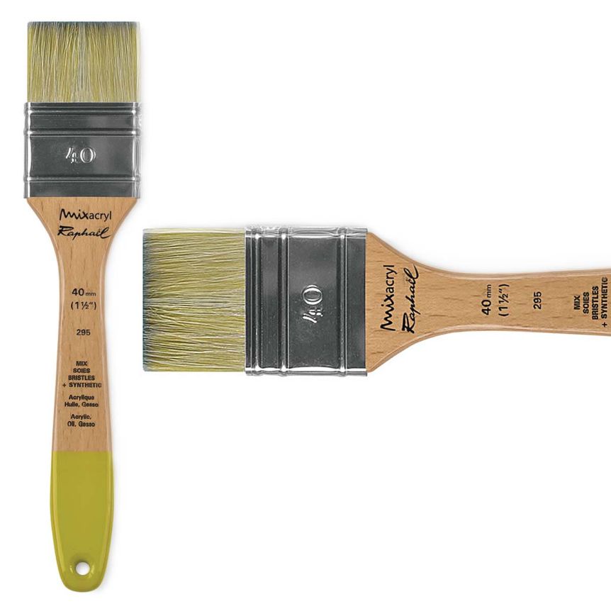 Raphaël Mixacryl Oil/Acrylic Brush Flat Wash #40
