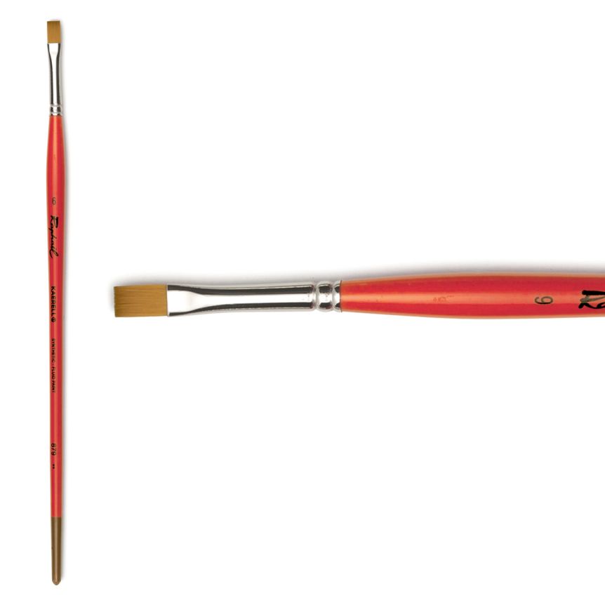 Raphaël Kaerell Acrylic Brush Series 879 Flat #6