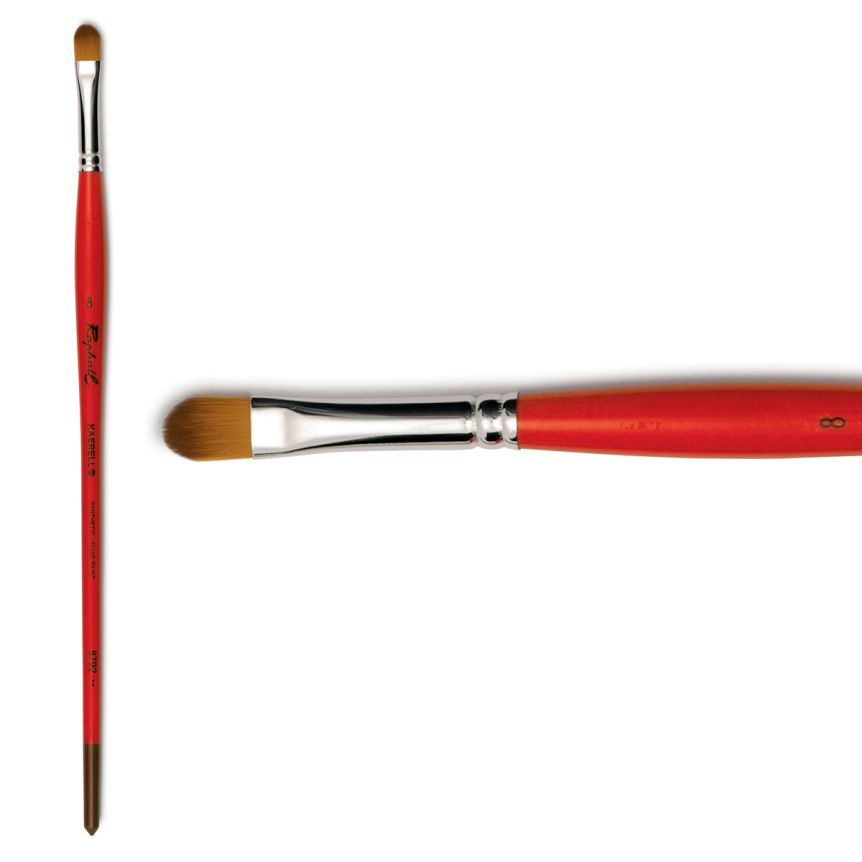 Raphaël Kaerell Acrylic Brush Series 8792 Filbert #8
