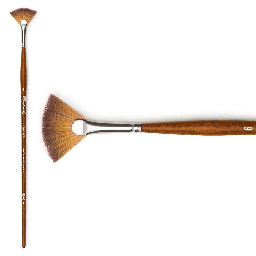 Raphaël Precision Long Handle Brush Fan #6