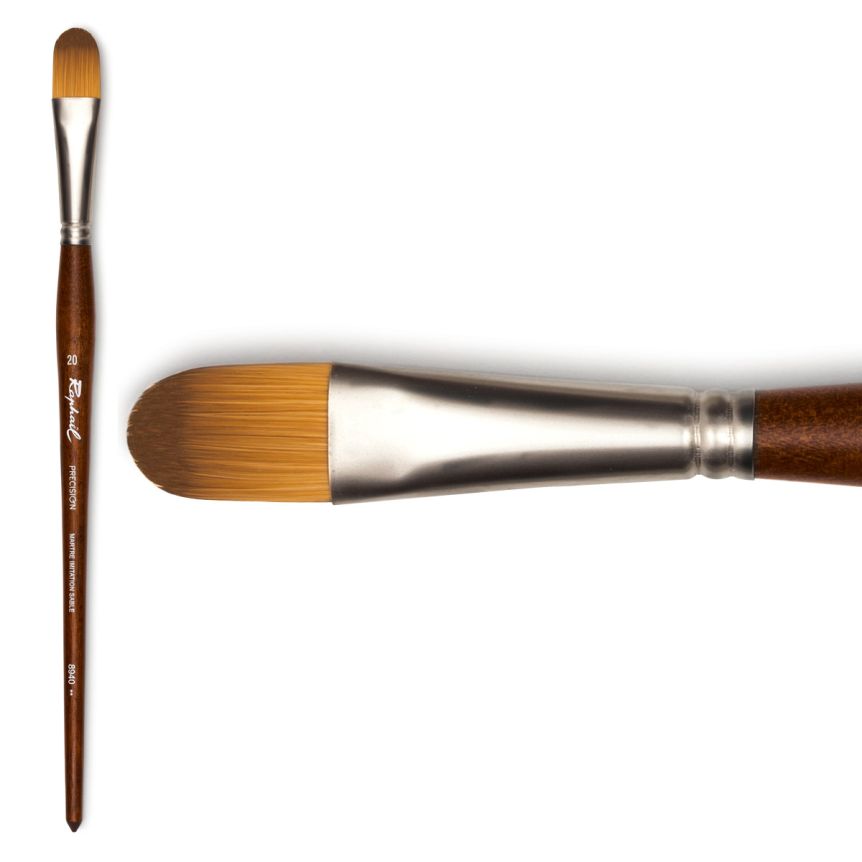 Raphaël Precision Long Handle Brush Filbert #20