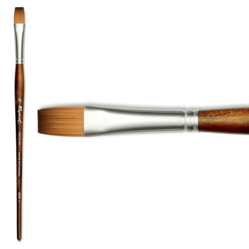 Raphaël Precision Long Handle Brush Flat #16