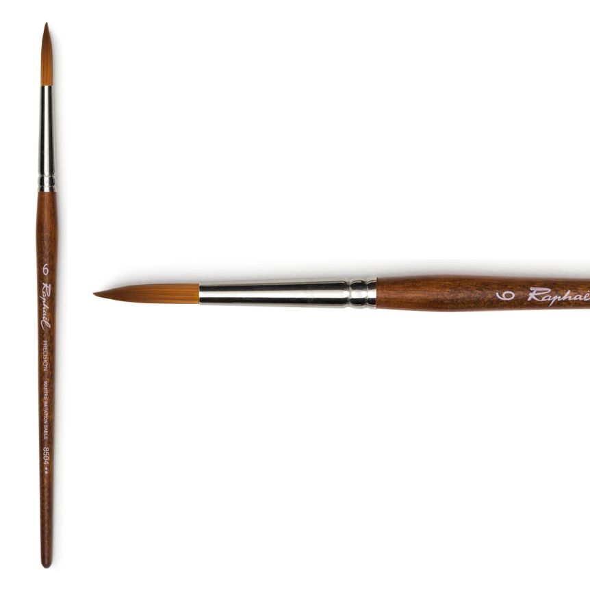 Raphaël Precision Short Handle Brush Round #6