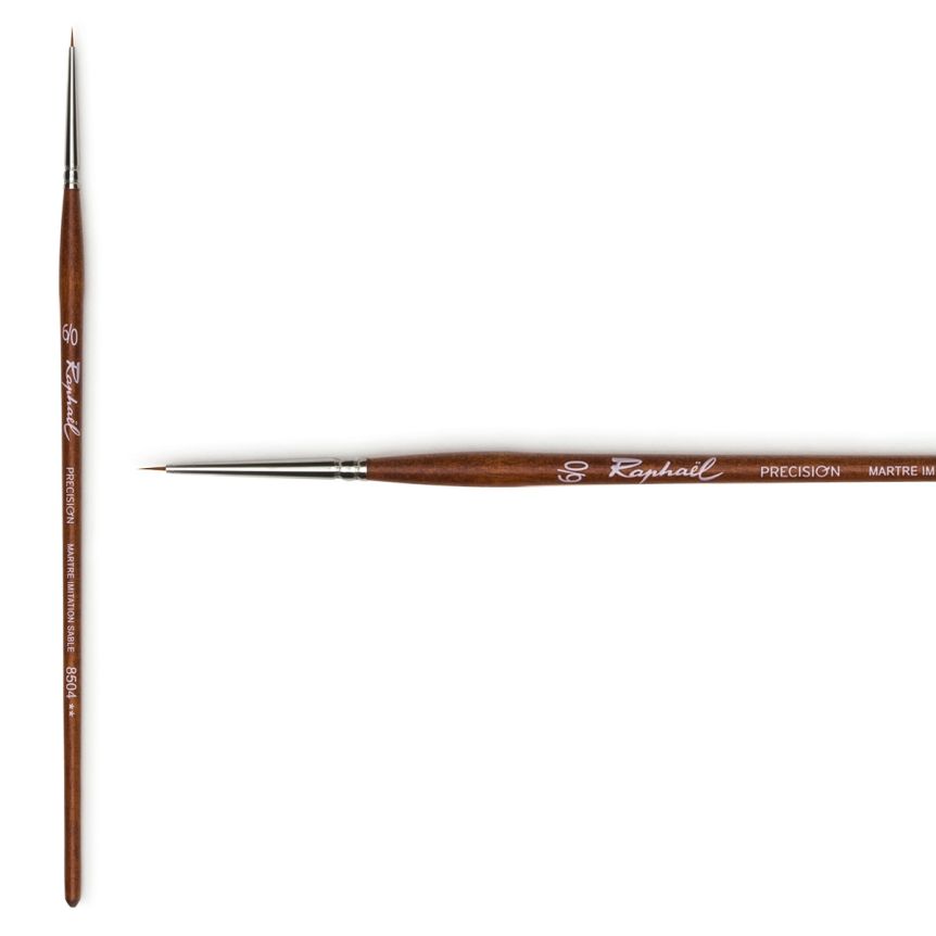 Raphaël Precision Short Handle Brush Round #6/0