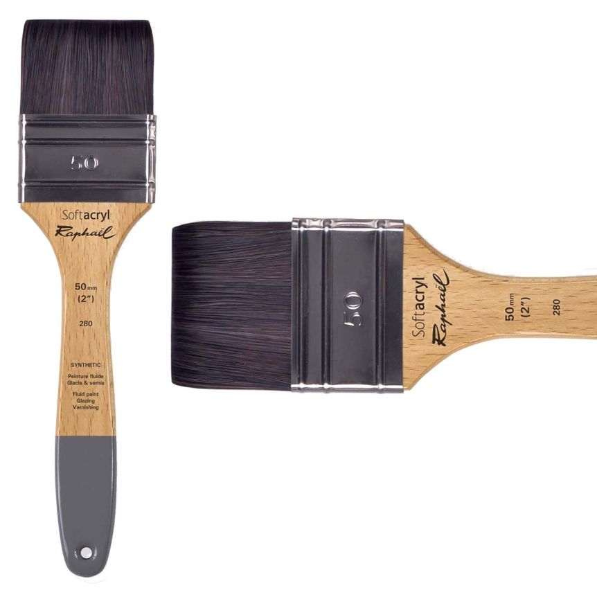 Raphaël Softacryl Acrylic Brush 280 Multimedia Flat Brush #50