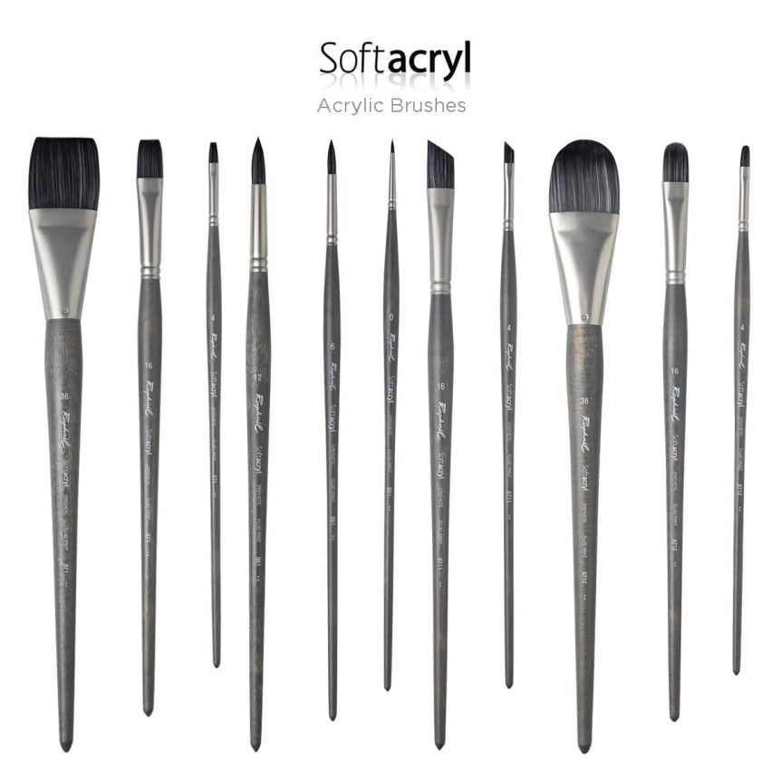 Perfect brushes for Acrylic applications!