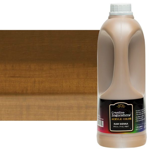 Creative Inspirations Acrylic Paint Raw Sienna 1.8 liter Jug