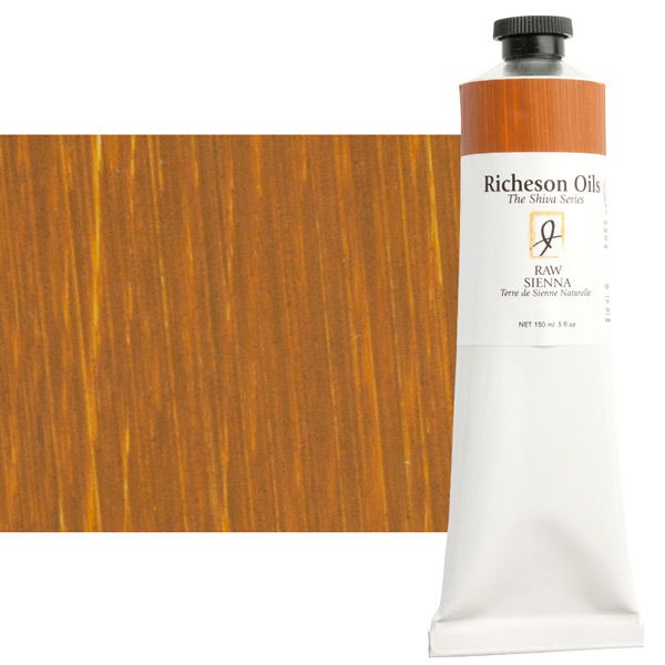 Shiva Signature Artist Oil Color 150ml Tube - Raw Sienna