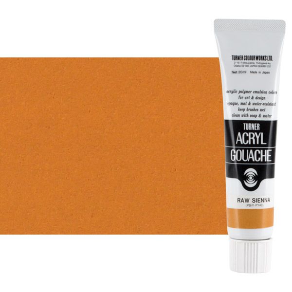 Turner Artist Acryl Gouache - Raw Sienna, 20ml