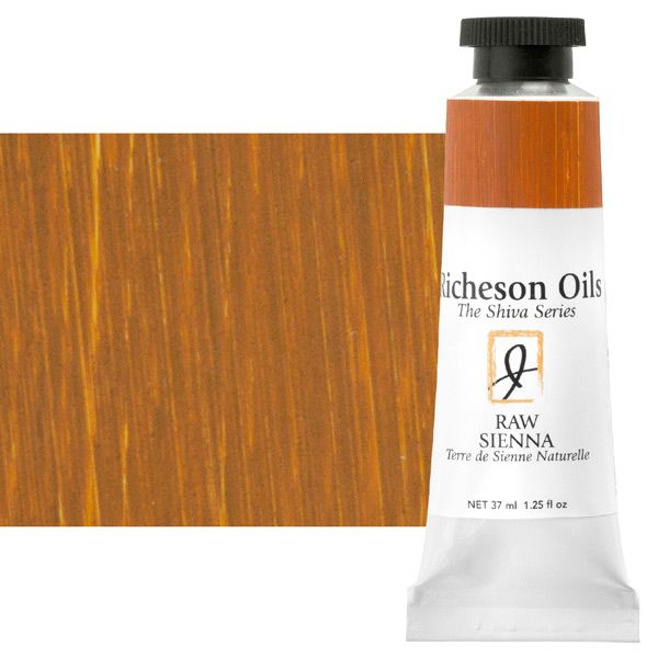 Shiva Signature Artist Oil Color 37ml Tube - Raw Sienna