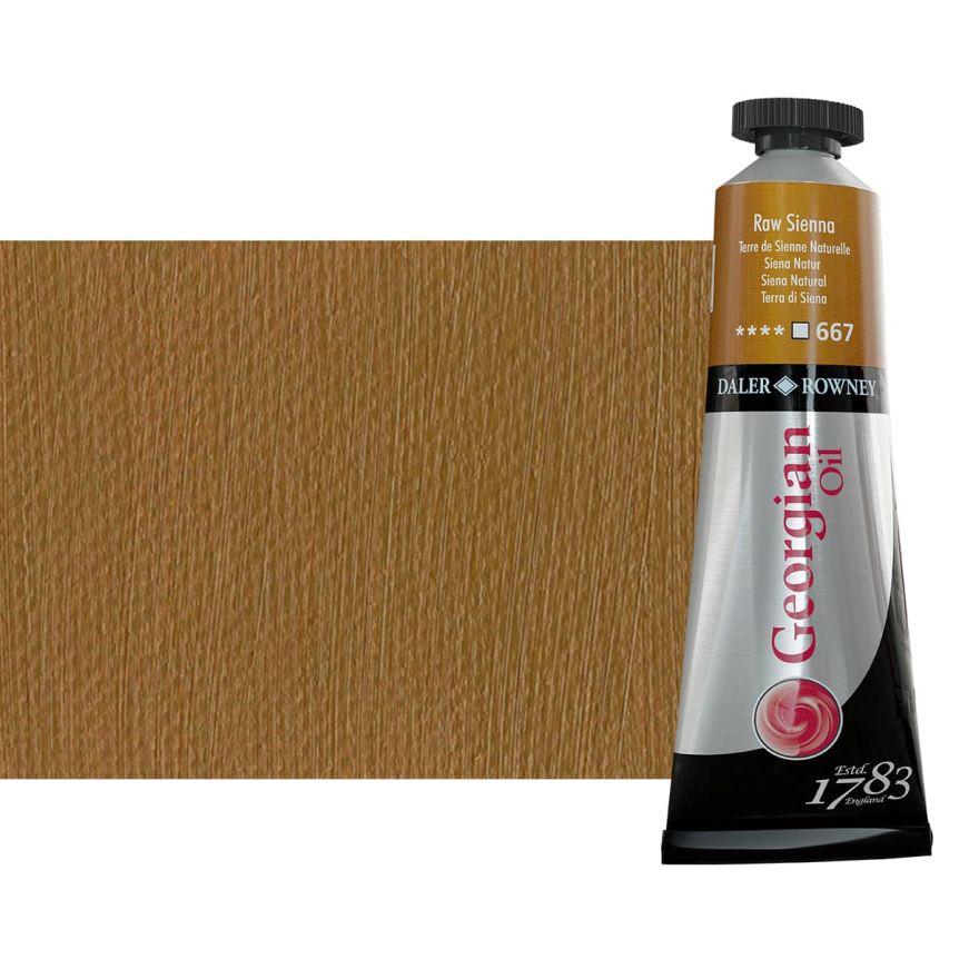 Daler-Rowney Georgian Oil Color 38ml Tube - Raw Sienna