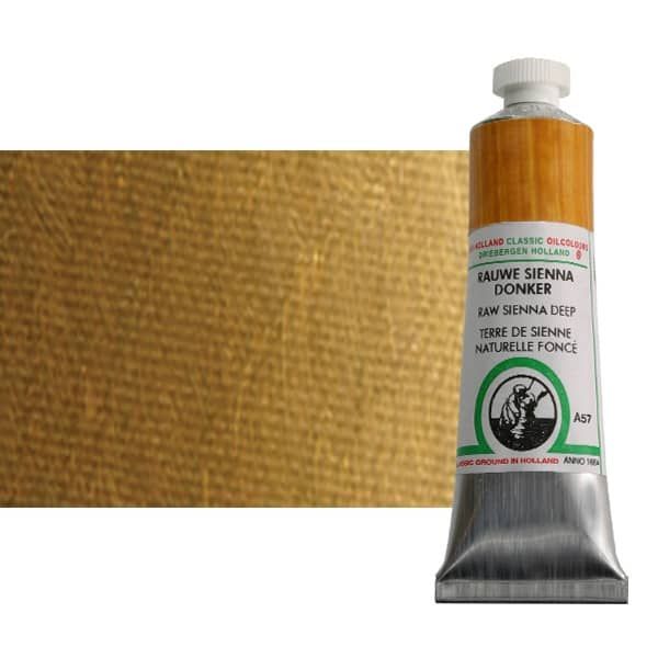 Old Holland Classic Oil Color - Raw Sienna Deep, 40ml Tube