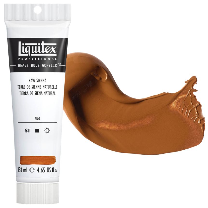 Liquitex Heavy Body Acrylic - Raw Sienna, 4.65oz Tube