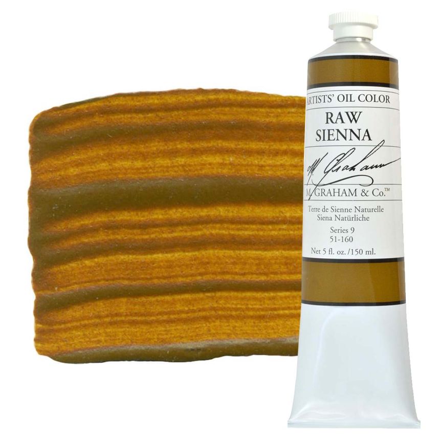 M. Graham Artist Oil Color 150ml - Raw Sienna