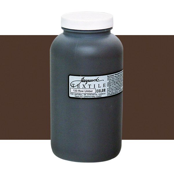 Jacquard Permanent Textile Color Quart Jar - Raw Umber