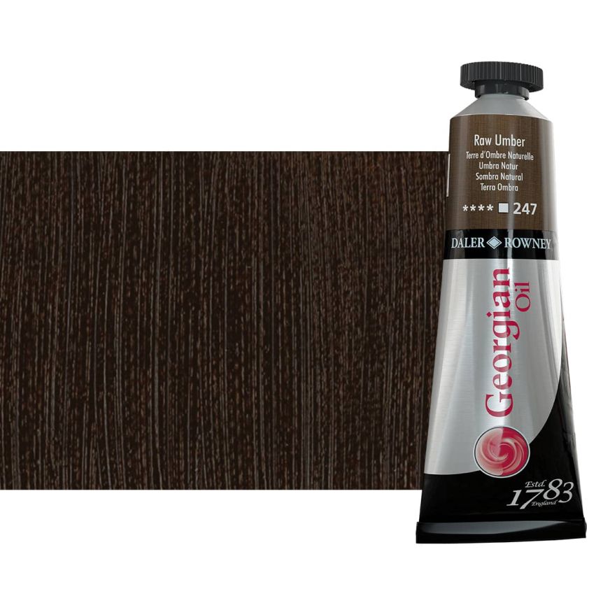 Daler-Rowney Georgian Oil Color 38ml Tube - Raw Umber