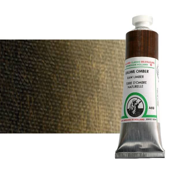 Old Holland Classic Oil Color 40 ml Tube - Raw Umber 