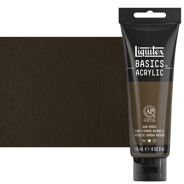 Liquitex Basics Acrylic Paint Raw Umber 4oz