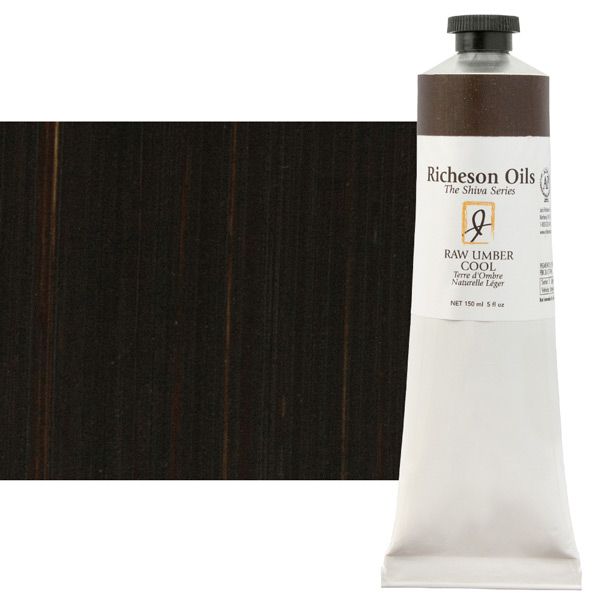Shiva Signature Artist Oil Color 150ml Tube - Raw Umber Cool