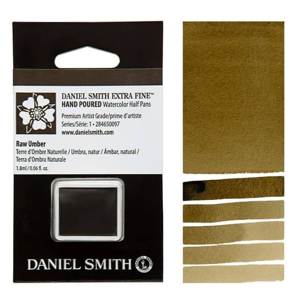 Daniel Smith Watercolor Half Pan Raw Umber