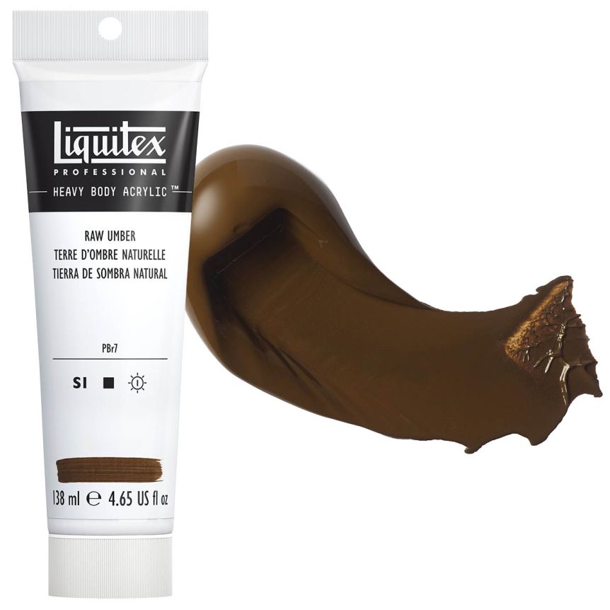 Liquitex Heavy Body Acrylic - Raw Umber, 4.65oz Tube