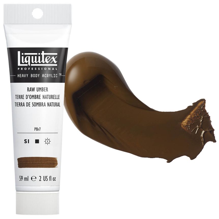 Liquitex Heavy Body Acrylic - Raw Umber, 2oz Tube