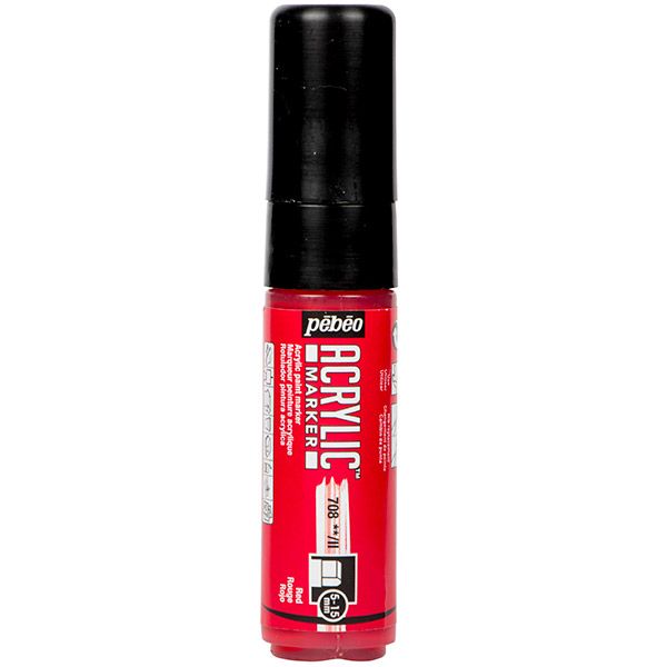 Pebeo Acrylic Marker 5-15mm - Red