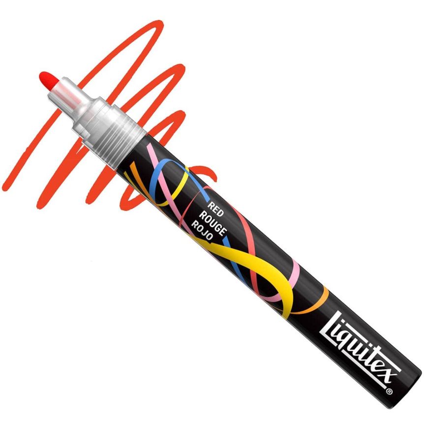 Liquitex Marker - Red, Bullet Tip, 2 mm
