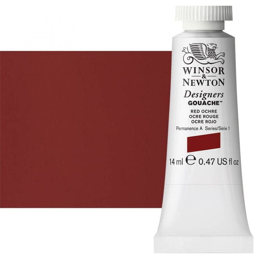 Winsor & Newton Designers Gouache 14ml Tube - Red Ochre