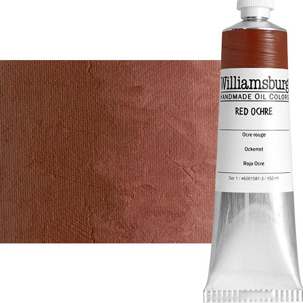 Williamsburg Oil Color, Red Ochre, 150ml Tube Jerry's Artarama