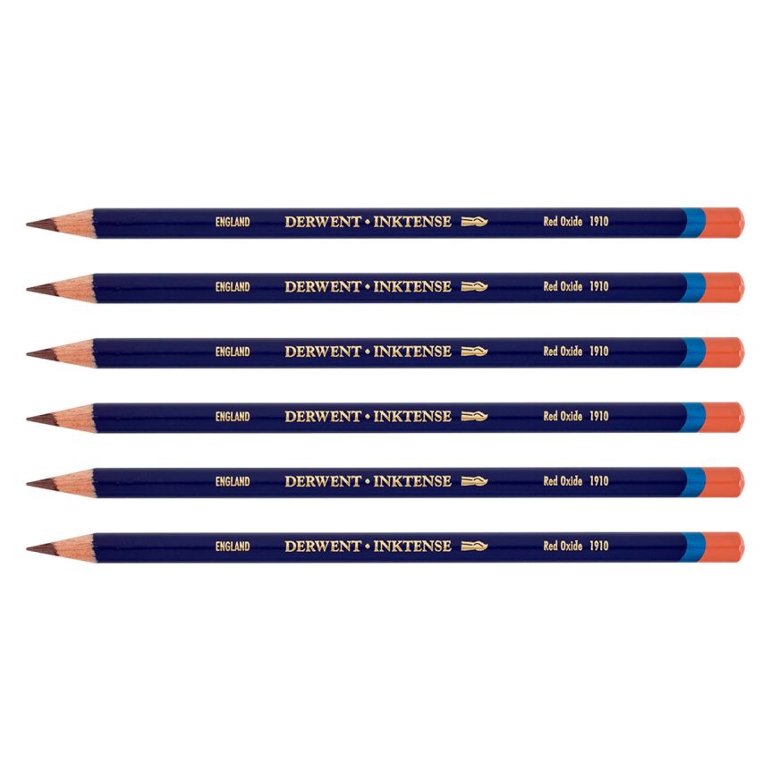 Derwent Inktense Pencil - Red Oxide (Box of 6)