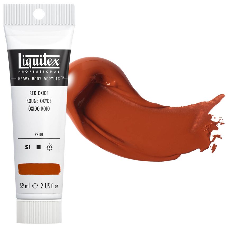 Liquitex Heavy Body Acrylic - Red Oxide, 2oz Tube