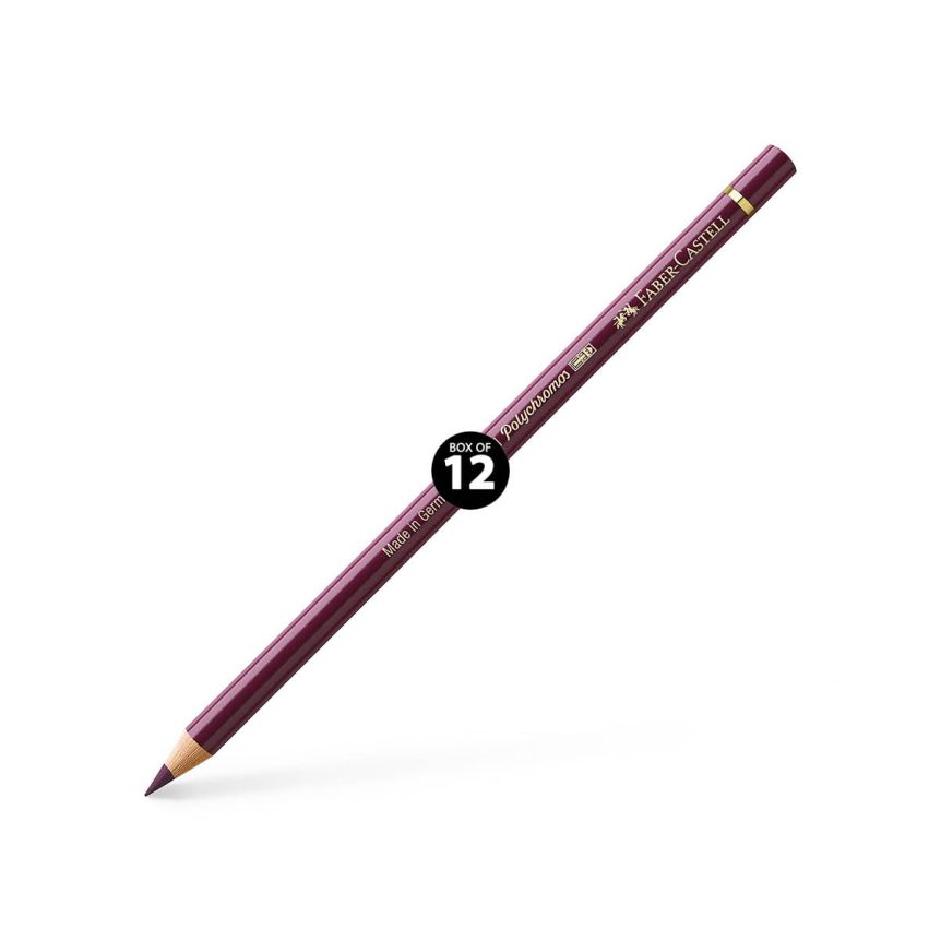 Faber-Castell Polychromos Pencil, No. 194 - Red Violet (Box of 12)