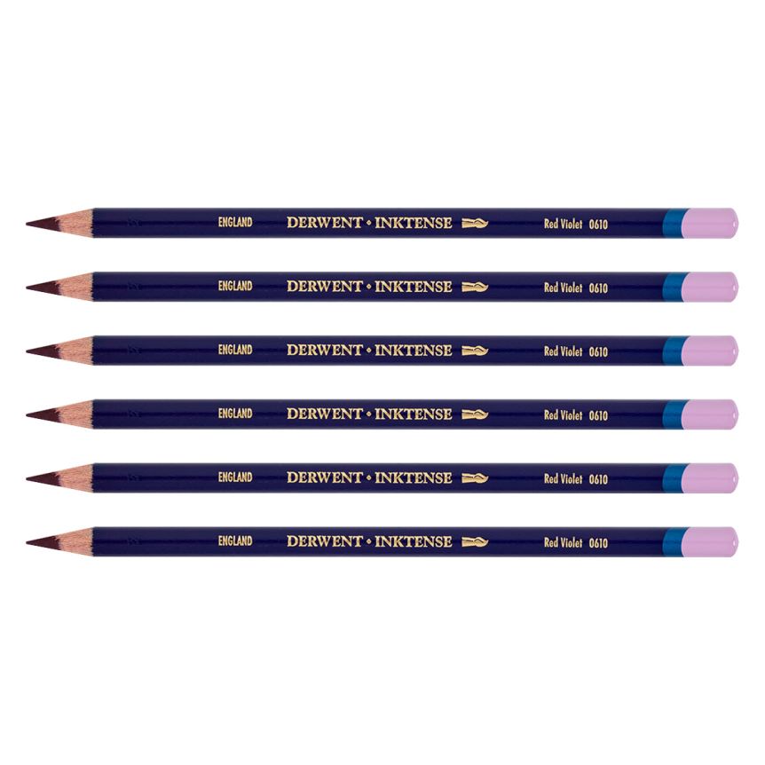 Derwent Inktense Pencil - Red Violet (Box of 6)