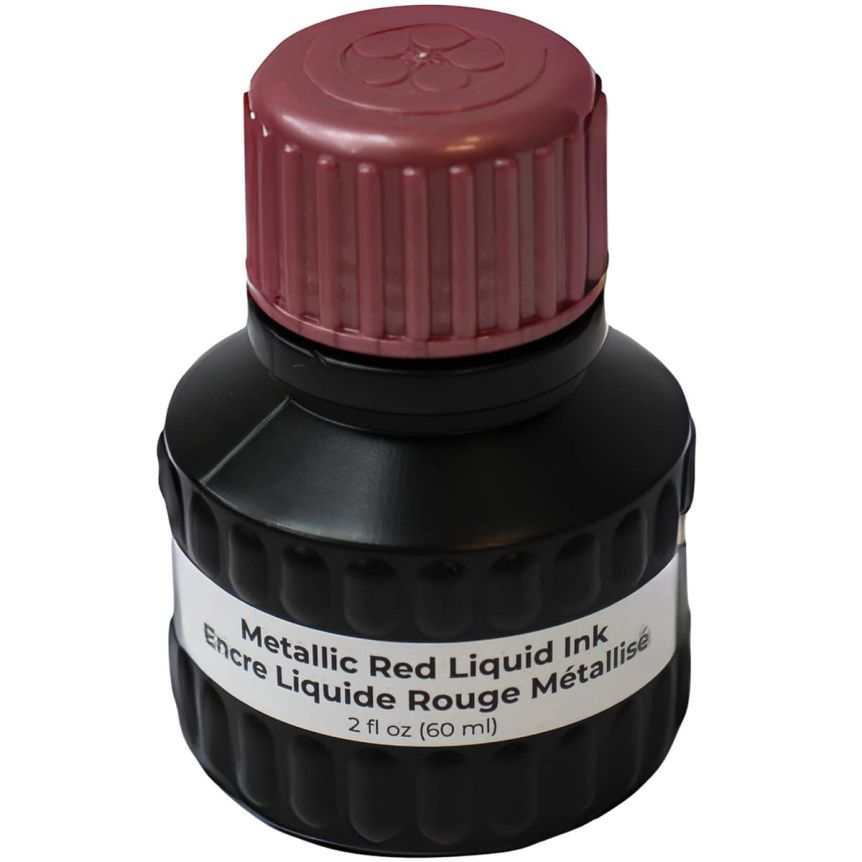 Yasutomo Metallic Sumi Ink - Red, 2 oz