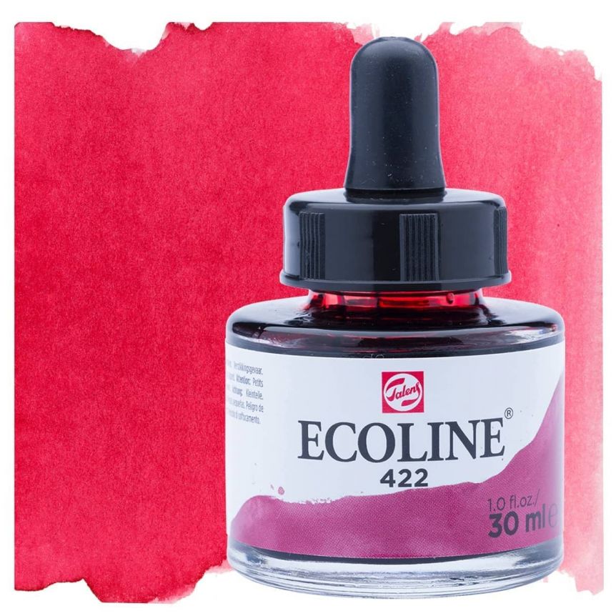 Ecoline Liquid Watercolor 30ml Pipette Jar Reddish Brown