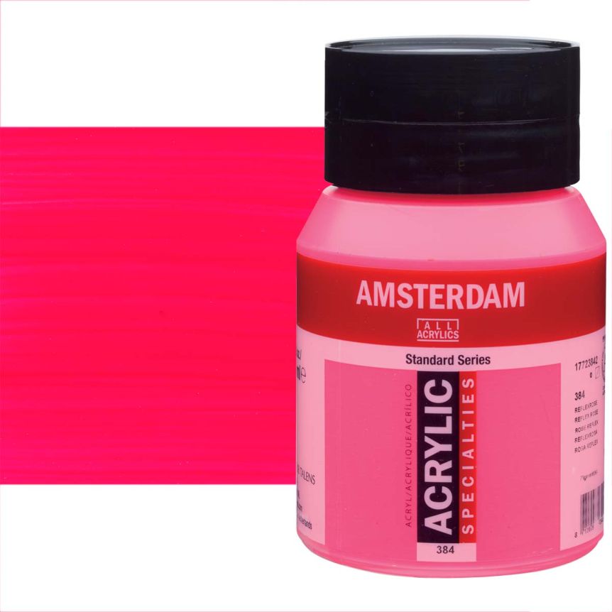 Amsterdam Standard Series Acrylic Paint - Reflex Rose, 500ml Jar