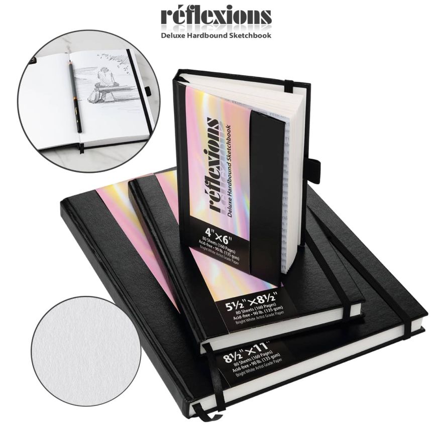 Reflexions Deluxe Hardbound Sketchbooks